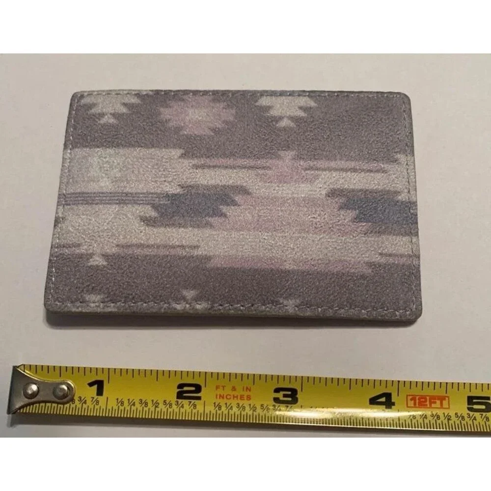 New Simply Southern ID card wallet Soft Velvet gray Holds 2 cards